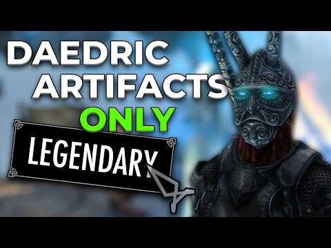I Became a DAEDRIC CULTIST in Skyrim... (Daedric Artifacts Only Challenge)