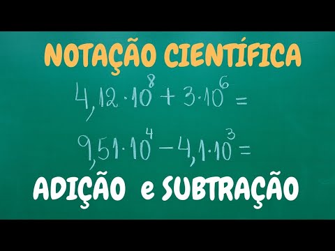 🎯 Adição e Subtração com NOTAÇÃO CIENTÍFICA - Professora Angela Matemática