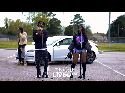 "My Block Freestyle" My Block LIVE©™ - LilCuhTheShooter & Skye Stackz | My Block LIVE©™
