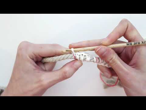 Wie man einfach um eine Faser herumhäkelt | We Are Knitters