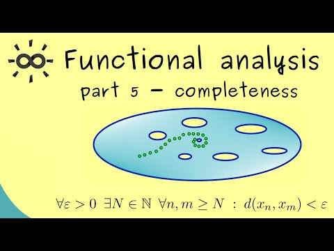 Functional Analysis Part 5 Cauchy sequences and complete metric spaces