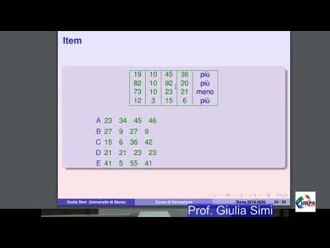 Corso di Logica prof.ssa Simi - replica pomeridiana