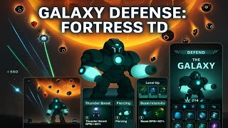 Galaxy Defense: Fortress TD 🚀🔥 | Roguelike Tower Defense Gameplay (Android)
