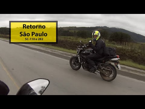 Viagem de moto São Paulo - Urubici #17 | Retorno: SC - Pariquera Açu SP