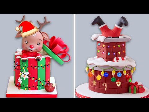 1 Hour Relaxing ⏰ Perfect Cake Decorating Ideas Themed Christmas 🎄 Happy Christmas 2021