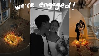 proposal + Q&A 💍🤍 he proposed after 2 months of dating, how we met, future kids, wedding plans