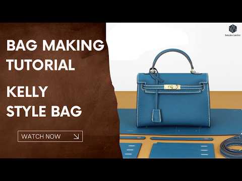 Birkin-Style Leather Bag DIY Kit tutorial