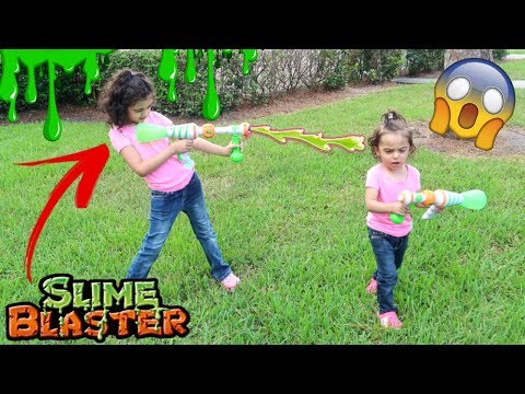 مسدس السلايم على أختها! بكت  Slime Blaster Chase Video