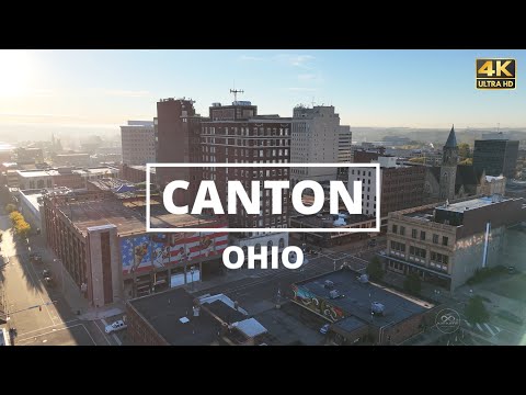 Canton, Ohio - [4K] Drone Tour