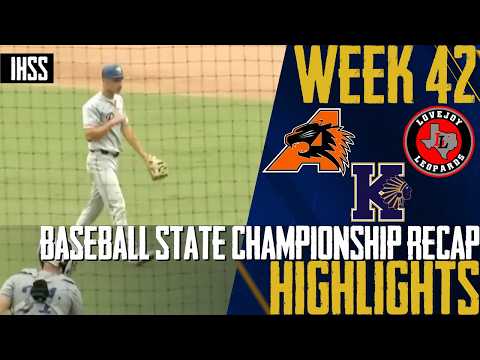 Keller, Lovejoy & Aledo Each Win Baseball State Titles | UIL 2026