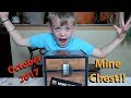 Mine Chest October 2017 Loot Crate Official Minecraft Chest Opening