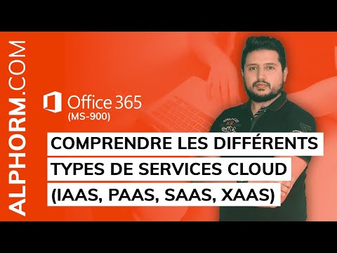 , title : 'Formation Microsoft 365 (MS-900) : Comprendre les différents types de Services Cloud - Vidéo Tuto'