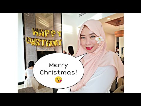 Vlog : Birthday Party + Secret Santa Event in Sabah Beach Villa, Karambunai