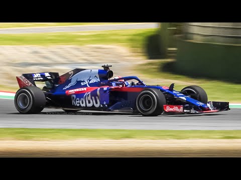 Scuderia AlphaTauri Testing at Imola Circuit w/ AT01 & Toro Rosso STR13 (June 2020)