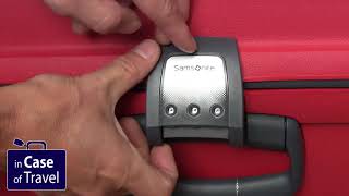 How to set the lock code on a Samsonite Aeris basic and other cases without TSA