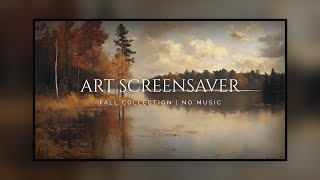 TV Screensaver | Autumn Lakeside: 1 Hour of Peaceful Art for Fall Ambience