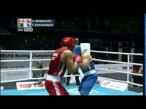 Heavy (91kg) R16- Nembhard Simon (ENG) VS Bouloudinats Chouaib (ALG) -2011 AIBA World Champs