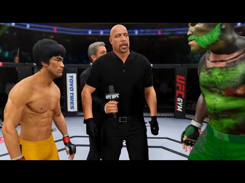 Bruce Lee vs. Swamp Thing - EA sports UFC 4