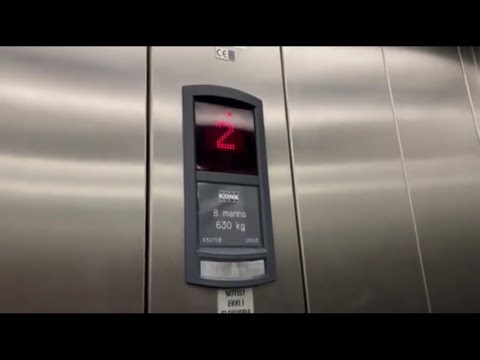 KONE MonoSpace Traction Elevator/Lift - An Apartment Building - Reykjavík, Iceland 🇮🇸