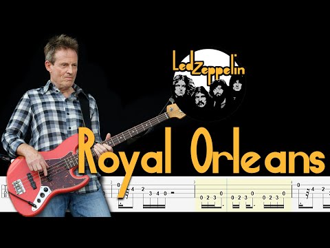 Led Zeppelin - Royal Orleans (Bass Tabs + Notation) By  @ChamisBass  #chamisbass #basstabs