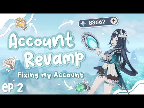 Building Support Characters ⟡˖ 🐨 | Account Revamp ep. 2 | Genshin Impact