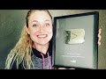 WE GOT A SILVER PLAY BUTTON FROM YOUTUBE