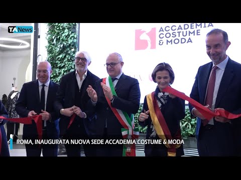 Roma, inaugurata la nuova sede dell'Accademia Costume & Moda negli ex Magazzini MAS