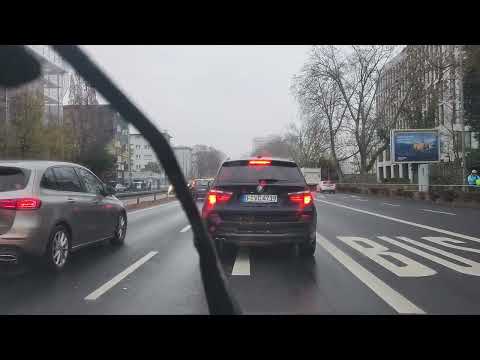 a drive from Steinbach to Frankfurt city over highway/Autobahn A66 PLEASE LIKE&SUBSCRIBE