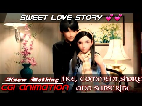 Sweet love Story 😍❤️💕💕💕 || CGI Animation || Know Nothing