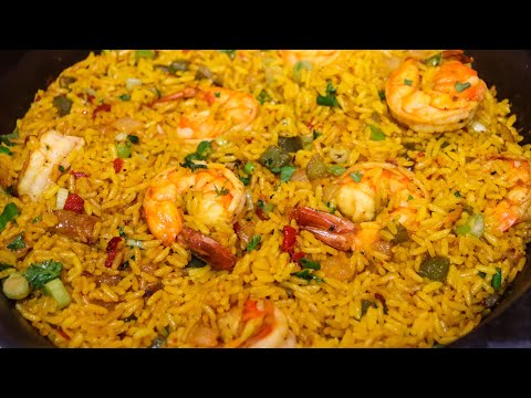 THE BEST Spanish Shrimp and Rice
