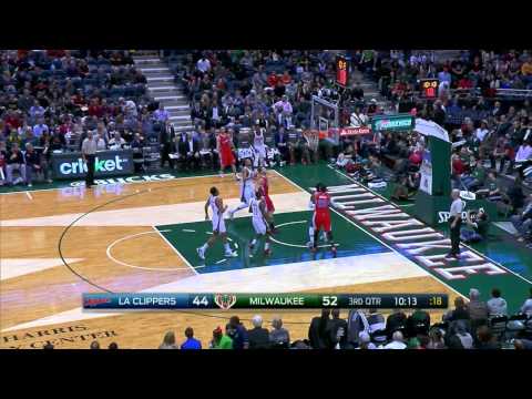 J.J. Redick Highlights Clippers vs. Bucks 12.13.2014 - 25 Points, 3 Assists