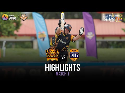 Match 3 Highlights: New York Warriors vs Morrisville Unity | US Masters T10 2023