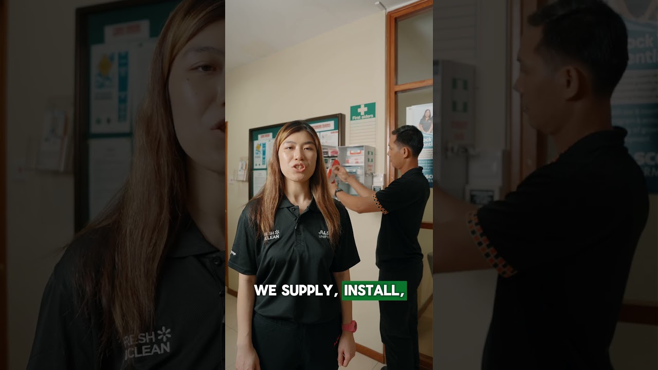 Alsco Uniforms Singapore washroom hygiene video