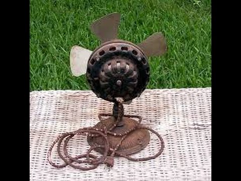 Old rusty turning fan sound effect air and wind sounds
