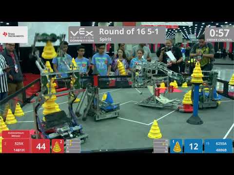 2018 VRC-MS Spir R16 5-1 - 525X 1481H vs 6250A 4886B - 103 to 88