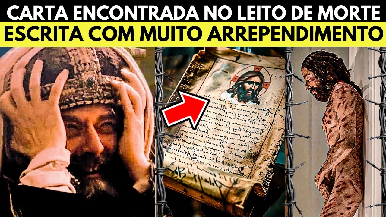 Foi Encontrada a Carta que Caifás Revela SEGREDOS ASSUSTADORES Sobre a Crucificação de Jesus