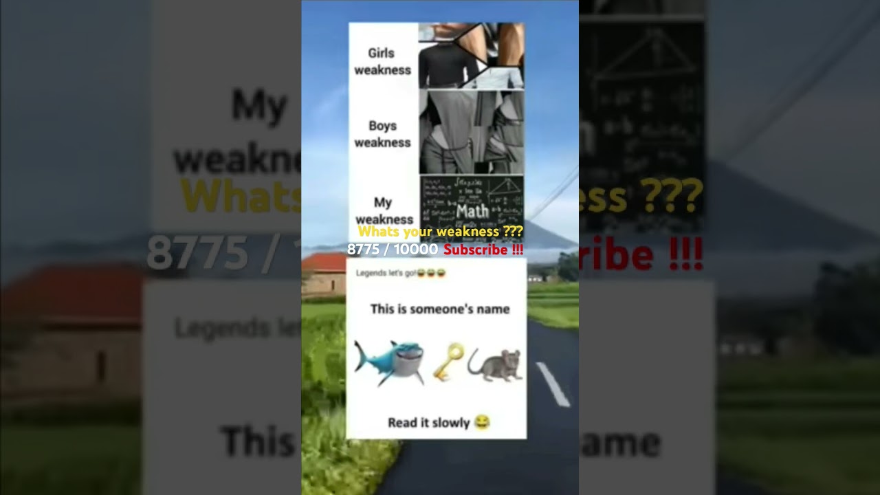 what's your weakness ? #memes #memeteam  #funnymemes