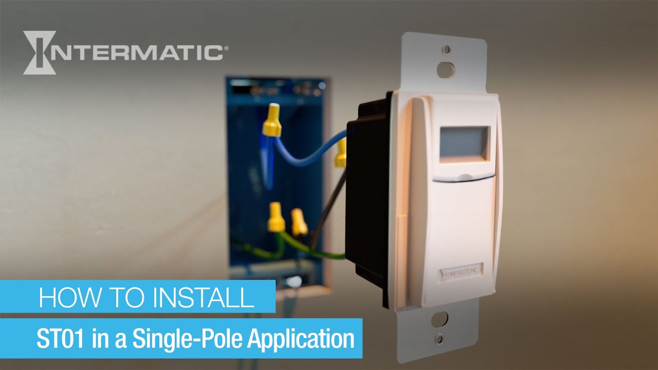 How to Install the ST01 in a Single-Pole Application