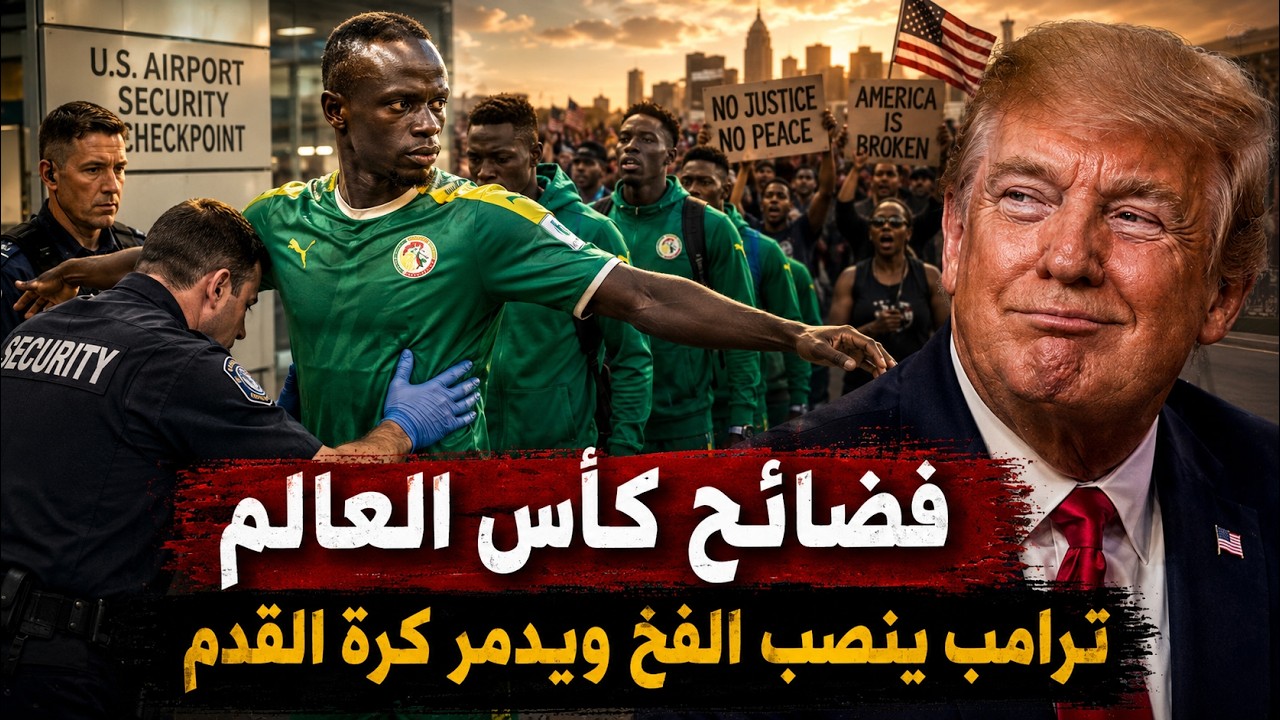 ترامب يدمر كرة القدم | تفتيش اللاعبين واعتقالات وطرد للحكام .. فضائح كأس العال