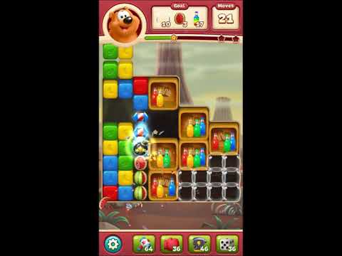 Toon Blast Level 2774 - NO BOOSTERS 🐻🐺🐱 | SKILLGAMING ✔️