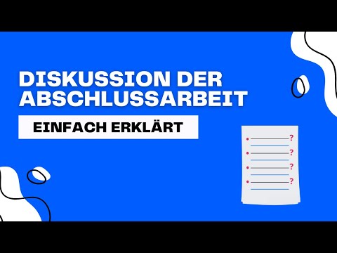 Diskussion der Bachelorarbeit schreiben: So klappt's 🚀