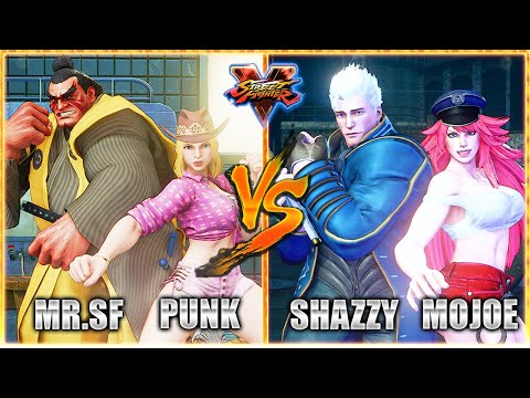 SFV AE 🔥 SHAZYY (Cody) & PUNK (Lucia) vs ALEX VALLE (E. Honda) & MO-JOE (Poison) 🔥 SF5 TenSFV