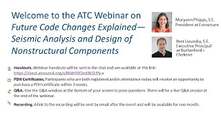 Future Code Changes Explained - Seismic Analysis & Design of Nonstructural Components & Systems