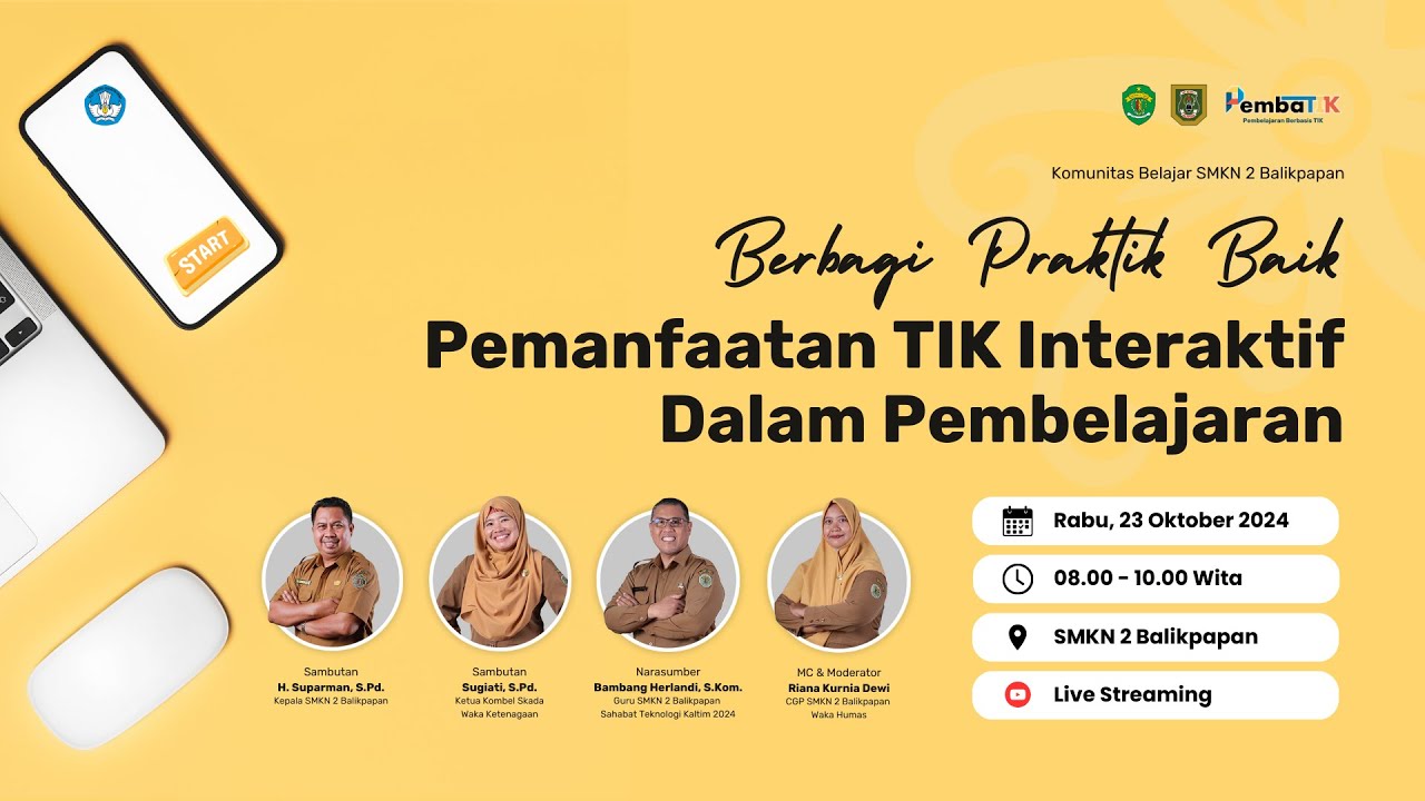 Berbagi Praktik Baik Pemanfaatan TIK Interaktif dalam Pembelajaran