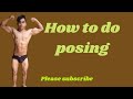 How to do posing in Bodybuilding