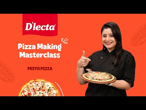 Homemade Pesto Pizza| The Best Pesto Pizza Recipe | D'lecta