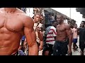 Big muscle flex, Street bodybuilding cruise #fitness Inspiration Made in Lagos Nigeria #africa
