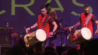 The Dhol Foundation perform at CrashFest in Boston House of Blues