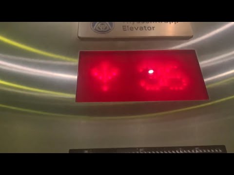 The Famous ThyssenKrupp Traditional traction elevators @ W residences Brickell Miami, FL