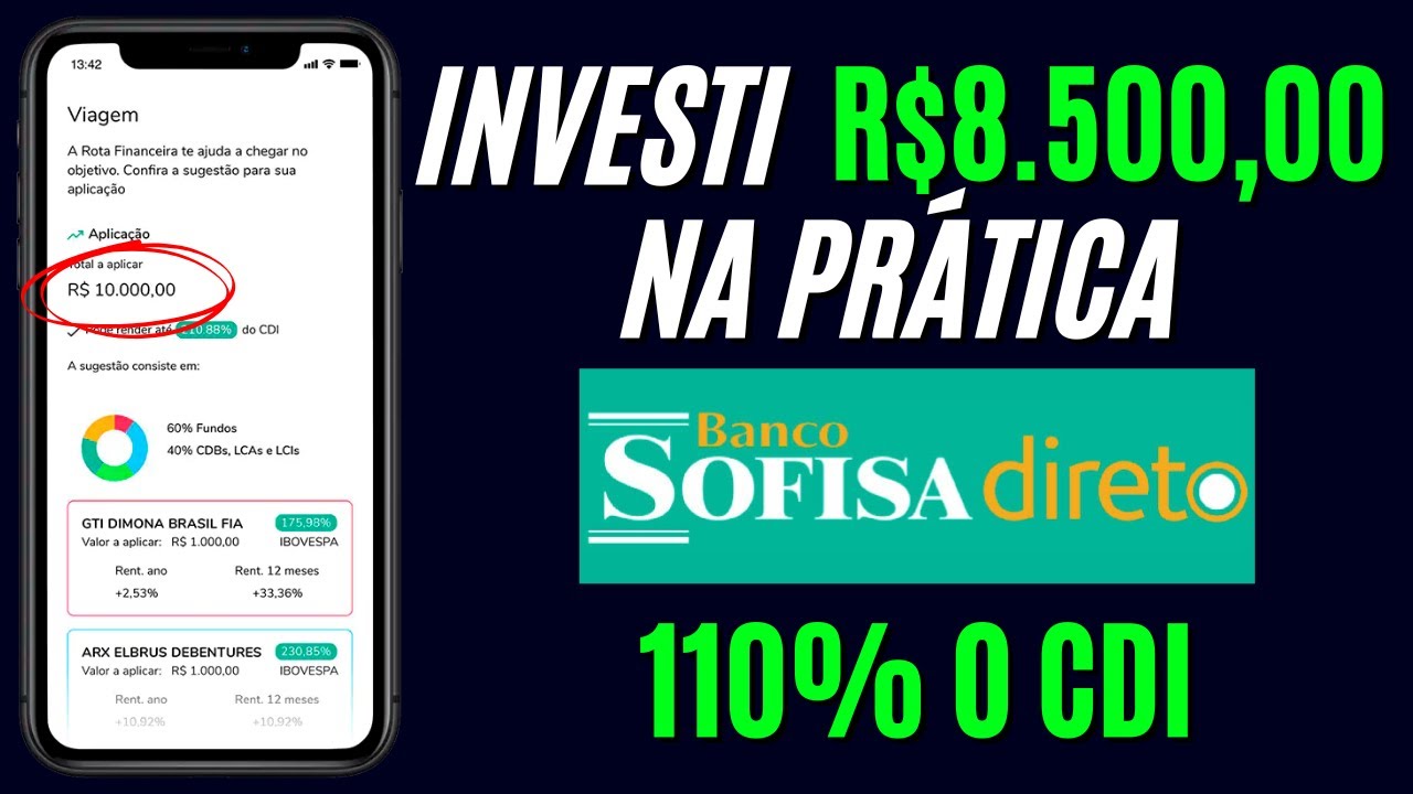 CDB de Liquidez Diária Sofisa (110% do CDI) Ainda Vale a Pena? Investindo na Prática!